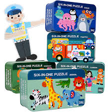 My daughter loves puzzles and recently got interested in shapes. New Children S Wooden Puzzle Baby Early Educational Toys Cartoon Animal Traffic Wood Jigsaw Puzzles Kids Of The Six In One Toys Flash Sale C8fe62 Goteborgsaventyrscenter