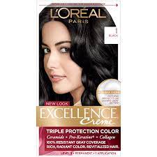 I went on holiday and use intense cinditioner of my hair. Amazon Com L Oreal Paris Excellence Creme Permanent Hair Color 1 Black 100 Percent Gray Coverage Hair Dye Pack Of 1 Chemical Hair Dyes Beauty
