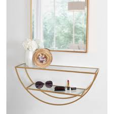 Maybe you would like to learn more about one of these? Kate And Laurel Tancill Half Circle Wall Shelf 26x11 Overstock 32154821