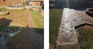 Stone fire pit kits menards. Fire Pit Patio Walkway Project By Gerald At Menards