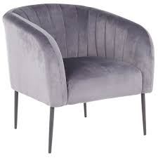 After all, accent chairs are meant to stand out amongst the rest of your furniture, so pops of color and fun patterns are strongly encouraged. Modern Lounge Chairs Reeves Grey Velvet Accent Chair Eurway