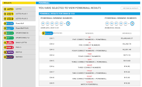 **the jackpot prize will be shared among jackpot winners in all powerball states. Power Lotto Results Off 50