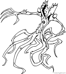 Alien force and ben 10: Wildvine From Ben 10 Coloring Page Coloringall