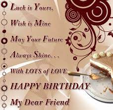 Happy birthday wishes cake for friend. Birthday Cake With Wishes For Friend