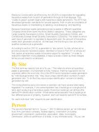Wpp stocks generators to meet every epa emission level. Generators Hazardous Waste Resource Conservation And Recovery Act