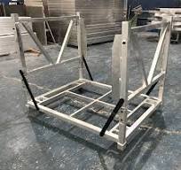 Folding Foldable Aluminum Safety Mojo Barricade Dolly ...
