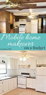 Mobile Home Makeover On A Shoestring Budget Mobile Home Makeover Mobile Home Kitchens Mobile Home Makeovers