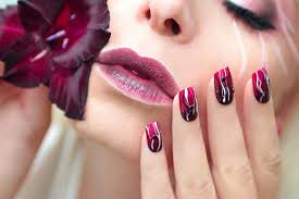 Shop for acrylic nails in fake nails. 131 Burgundy Acrylic Nails Stock Photos Pictures Royalty Free Images Istock
