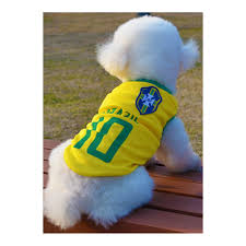 Maillot de foot bresil domicile manche longue 20/21. Maillot De Football Pour Chien T Shirt De Sport Vet Chien