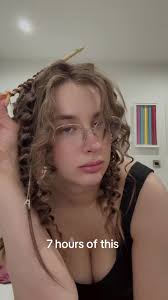 Top Knot Curly Bun with Chopsticks