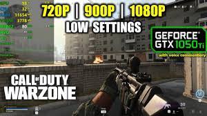 Gtx 1050 Ti Call Of Duty Warzone Battle Royale 1080p 900p 720p Youtube