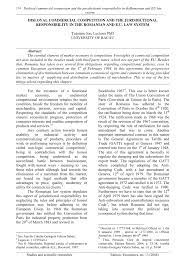 Autonome si societatile comerciale cu capital de stat integral sint obligate sa execute sarcinile de livrare stabilite prin balantele intocmite de ministerul resurselor si industriei. Pdf Disloyal Commercial Competition And The Jurisdictional Responsibility In The Romanian And E U Law System