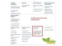 Pada laman seterusnya, scroll ke bawah dan tekan link transaction limit maintenance. Cara Tukar Transaction Limit Maybank2u Vitamin Wawa Pengedar Shaklee Aktif