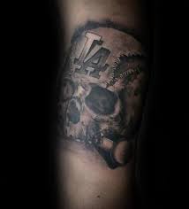 While most of his ink is found from the neck down. 60 Los Angeles Dodgers Tattoos Fur Manner Baseball Ink Ideen Mann Stil Tattoo Tattoos For Guys Los Angeles Dodgers Tattoo Tattoo Designs Men