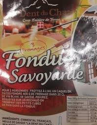 Fondue Savoyarde Cooperative Laitiere De Yenne 400 G