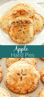 These Apple Hand Pies Feature A Sweet Apple Pie Filling Inside A Buttery Flaky Pie Crust So Easy To Make And Apple Hand Pies Apple Pies Filling Apple Recipes