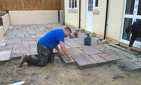 Here's a relatively simple way to pave your garden. How Much Does It Cost To Lay A Patio