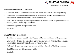 4.2 out of 5 stars. Mmc Gamuda Mrt On Twitter Job Vacancy Mmc Gamuda Kvmrt T Sdn Bhd