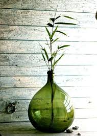 Paint Splatter Ripped Jeans Glass Jugs Decor Green Glass Bottles Glass