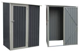 Abri De Jardin En Metal Gris Anthracite Joy 1 3 M Abri Metal Abri De Jardin Abri