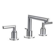Shop kraus indy brushed gold bathroom sink faucet and pop up drain at lowe's canada online store. Arris Chrome Two Handle Low Arc Bathroom Faucet Ts43002 Bathroom Faucets Widespread Bathroom Faucet Moen Arris