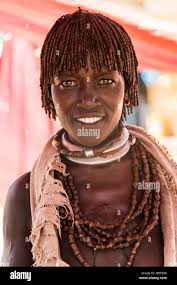 Ritratto di donna Hamer Foto stock