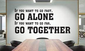 Office Wall Decal Teamwork Quote Wall Sticker Office Decor Etsy Office Wall Decals Wall Quotes Office Walls