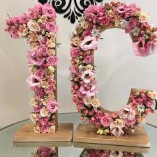 Good by card monograms made of flowers floral invites pink watercolor alphabet blog letters flowers doodle good floral watercolor alphabet s flowers infinity symbol vector card. Large Floral Letter Customized Flower Letters By Laazati By Laazati Flowers