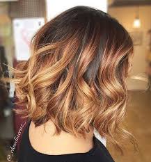 Caramel Ombre Short Hair Ombre Kurze Haare Ombre Haare Kurz Kurze Haare Ombre
