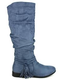 Grand choix de couleurs et de hauteur de talon pour ces bottes entre 0 cm et 9 cm et plus. Bottes Bleues Simili Peau Lov Its Craquez Pour Ces Belles Bottes Plates