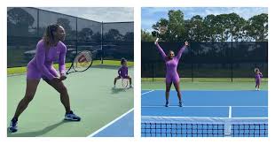 S2019 e02 mininterviewnews and informationdaytime. Serena Willams Training Mini Me Daughter Olympia To Be A Tennis Pro