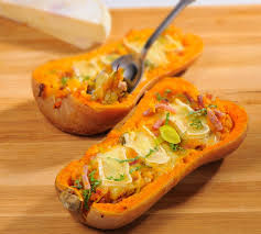 Une Recette De Courge Butternut Au Four Recette Butternut Farcie Recette Butternut Butternut
