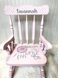 Boho Nursery Chair Kids Rocking Chair Childrens Rocking Chairs Girls Rocking Chair