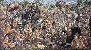 Gratis untuk komersial tidak perlu kredit bebas hak cipta. Desa Batuan Penghasil Lukisan Tradisional Bali