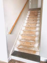 Diy Painted Particle Board Stair Makeover Dynamically Essential Stair Makeover Diy Staircase Makeover Staircase Makeover
