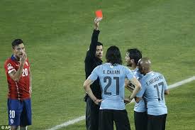 El incidente entre jara y cavani cumple cinco años. Gonzalo Jara And Edinson Cavani Incident Probed As Chile Defender Faces Ban Daily Mail Online