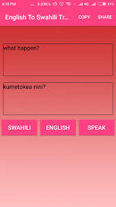 English To Swahili Converter Or Translator For Android Apk Download