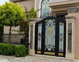Installing a front gate will enhance the security of your home and provide protection for you and your family. 14 Fantastic Entrance Gate Ideas For Your Home Homify