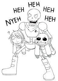On his way frisk found a lot of monsters. Amazing Undertale Coloring Pages Sans Photo Inspirations Book World Undertake And Online Coloring Pages