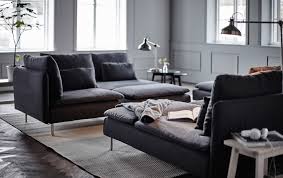 Corner sofas and modular furniture may in many ways be bulkier, but in a small living room it can form the layout of the room and provide all the necessary seating. Ikea Grey Corner Sofa Cate St Hill