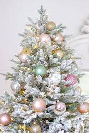 Kristy Wicks Pastel Christmas Tree And Holiday Bedroom Decor Idea Christmas Tree Decor Ideas 2020 Pink Christmas Tree Decorations Christmas Decorations Bedroom