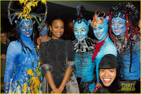 Avatar is leaps and bounds above this. Zoe Saldana Gets In Avatar Spirit At Cirque Du Soleil S Toruk Premiere Photo 3807819 Christina Milian Eiza Gonzalez Goran Visnjic Helen Hunt Jack Black James Cameron Jonathan Bennett Josh Duhamel Lisa