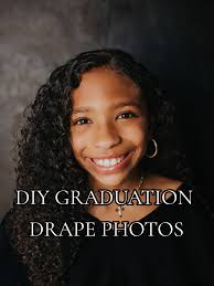 Incredible DIY Graduation Drape Photoshoot Ideas
