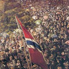 Mai fordi norge fikk sin egen grunnlov da. Verfassungstag Norwegen Wikipedia