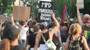 Protesters burn materials during a protest in washington, dc, early on june 1. Hundreds Of Thousands Of Protesters Gather In Dc For Massive George Floyd Demonstration Fox News
