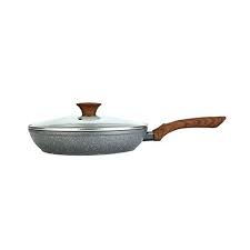 Wihyy Flat Frying Pan Cookware Multifunction Non Stick Pan No Fumes Household Aluminum Alloy Gray 26cm Aluminium Alloy Non Stick Pan Household