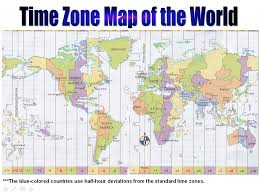 31 Legible World Time On Map