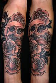 Pink rose & mandala hip tattoo. 50 Best Skull Roses Tattoos For Women And Men