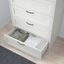 Songesand Chest Of 6 Drawers White 82x126 Cm Ikea