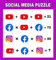 I have brought you some best and simple tricky maths puzzles with answers for you. Math Puzzles With Answers Social Media Puzzle Rochak Pathshala